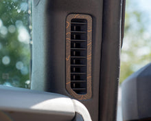 Load image into Gallery viewer, Bronco Topo Defrost Vent Overlay 2021–2025 | Topography Pattern Vinyl Wrap Interior Trim Decal