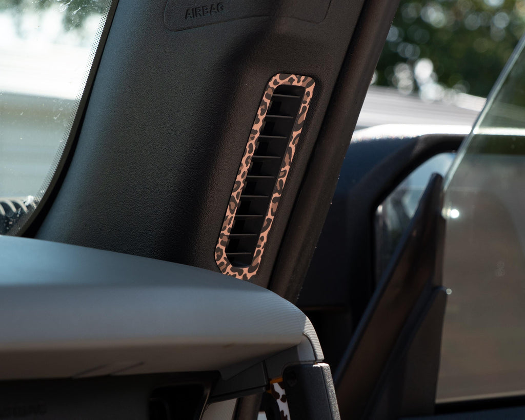 Bronco Leopard Shifter Plate Printed Overlay Accent Wrap Decal for 2021+ Ford Bronco (FULL SIZE)