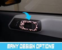 Load image into Gallery viewer, Bronco Interior Door Handle Wrap - Leopard Print - Accent Wrap Overlay Decal - 2021+ Ford Bronco