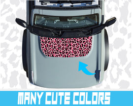 Bronco Leopard Print Hood Cowl Wrap Decal Graphic for 2021+ Ford Bronco