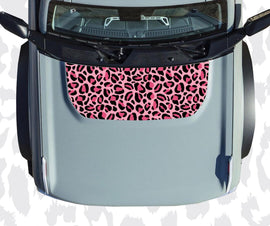 Bronco Leopard Print Hood Cowl Wrap Decal Graphic for 2021+ Ford Bronco