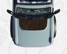 Load image into Gallery viewer, Bronco Topographic Hood Cowl Printed Wrap Decal Graphic for 2021+ Ford Bronco