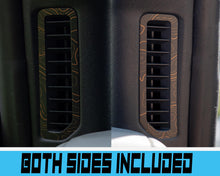 Load image into Gallery viewer, Bronco Topo Defrost Vent Overlay 2021–2025 | Topography Pattern Vinyl Wrap Interior Trim Decal