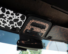 Load image into Gallery viewer, Bronco Overhead AUX Switch Panel Overlay 2021–2025 | Leopard Print Vinyl Wrap Interior Trim Decal | Factory AUX switches | 2021+ Ford Bronco