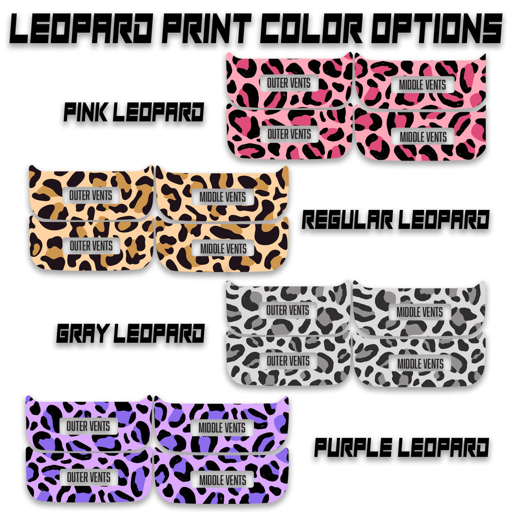 Bronco Leopard AC Vent Trim stickers decal options