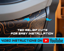 Load image into Gallery viewer, Bronco Glove Box Wrap 2021–2025 | Topography Pattern Full Vinyl Wrap Overlay Interior Trim Cover | Scratch Protection