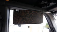 Load image into Gallery viewer, Bronco Topography Visor Printed Wrap Overlay Accent Decal for 2021+ Ford Bronco (FULL SIZE)
