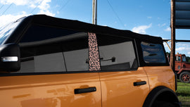 Bronco Leopard Printed - B-Pillar Accent Wrap Decal - 2021+ Ford Bronco