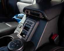 Load image into Gallery viewer, Ford Bronco Window Switch Trim Overlay 2021–2025 | Leopard Print Vinyl Wrap Interior Decal Interior Trim Wrap Cover - Ford Bronco