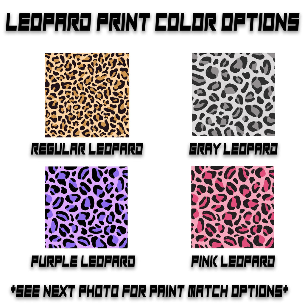 Bronco Visor Wrap - Leopard Print - Overlay Accent Wrap Decal - 2021+ Ford Bronco