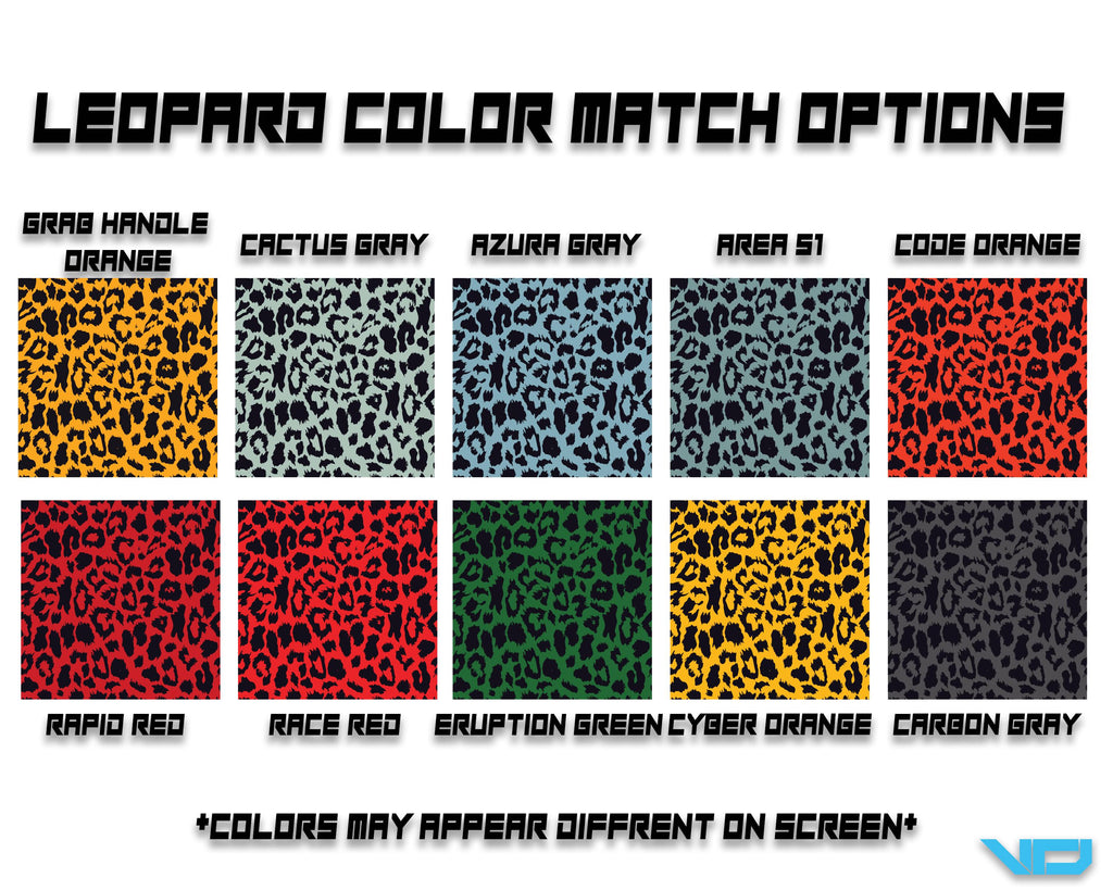 Bronco Leopard AC Vent Trim stickers decal options