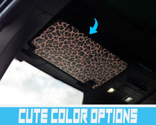 Load image into Gallery viewer, Bronco Visor Wrap - Leopard Print - Overlay Accent Wrap Decal - 2021+ Ford Bronco