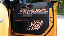 Load image into Gallery viewer, Bronco Upper Door Insert - Leopard Print Accent Wrap Decal for 2021+ Ford Bronco