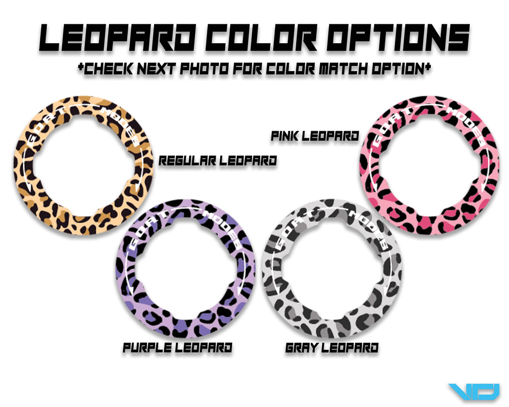 Bronco Goat Dial Overlay Wrap Kit - Leopard Print - For 2021+ Ford Bronco