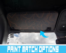 Load image into Gallery viewer, Bronco Visor Wrap - Topography Pattern - Accent Wrap Decal - 2021+ Ford Bronco