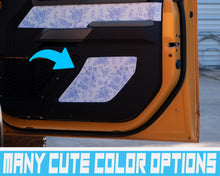 Load image into Gallery viewer, Bronco Lower Door Insert - Floral Pattern Decal - 2021+ Ford Bronco