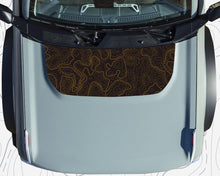 Load image into Gallery viewer, Bronco Topographic Hood Cowl Printed Wrap Decal Graphic for 2021+ Ford Bronco