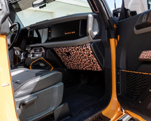 Load image into Gallery viewer, Bronco Leopard Glove Box Wrap 2021–2025 | Leopard Print Full Vinyl Overlay Interior Trim Cover | Scratch Protection | 2021+ Ford Bronco