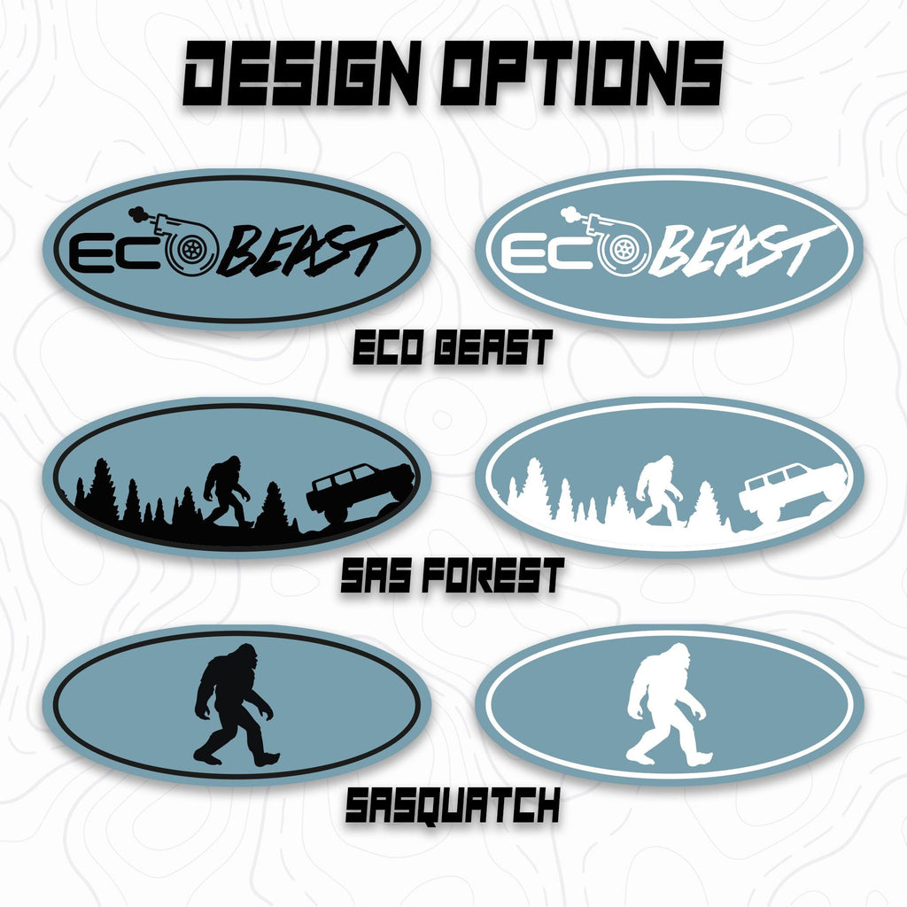 Eco Beast Bronco Oval Overlay 2021+ Ford Bronco & Bronco Sport