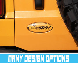 Eco Beast Bronco Oval Overlay 2021+ Ford Bronco & Bronco Sport