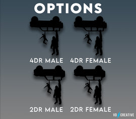 2dr & 4dr Bronco Windshield Sasquatch Hanging Easter egg for 2021+ Ford Bronco (FULL SIZE)