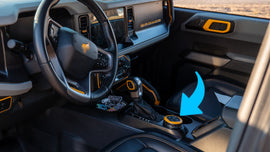 Bronco Goat Dial Overlay Color Accent Decal Wrap for 2021+ Ford Bronco (FULL SIZE)