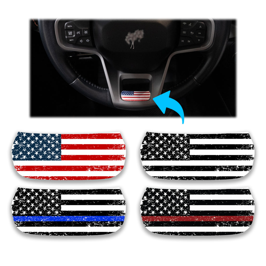 Bronco Lower Steering Wheel Insert - American Series - For 2021+ Ford Bronco