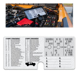 Bronco Fuse Box Guide Label Decal Sticker - For 2021+ Ford Bronco