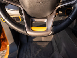 Bronco Lower Steering Wheel Color Overlay Insert Stripe Decal Graphics Inlay for 2021+ Ford Bronco (FULL SIZE)