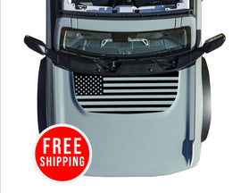 Bronco American Flag Hood Cowl Vinyl Decal for Bronco 2021+