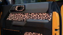 Load image into Gallery viewer, Bronco Upper Door Insert - Leopard Print Accent Wrap Decal for 2021+ Ford Bronco