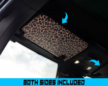 Load image into Gallery viewer, Bronco Visor Wrap - Leopard Print - Overlay Accent Wrap Decal - 2021+ Ford Bronco