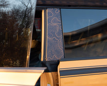 Load image into Gallery viewer, Bronco B-Pillar overlay - Topography Pattern - Accent Wrap Decal - 2021+ Ford Bronco