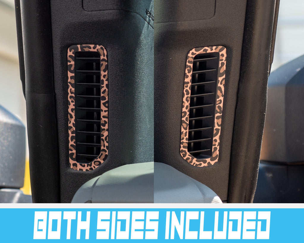 Bronco Leopard Shifter Plate Printed Overlay Accent Wrap Decal for 2021+ Ford Bronco (FULL SIZE)