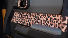 Load image into Gallery viewer, Bronco Upper Door Insert - Leopard Print Accent Wrap Decal for 2021+ Ford Bronco