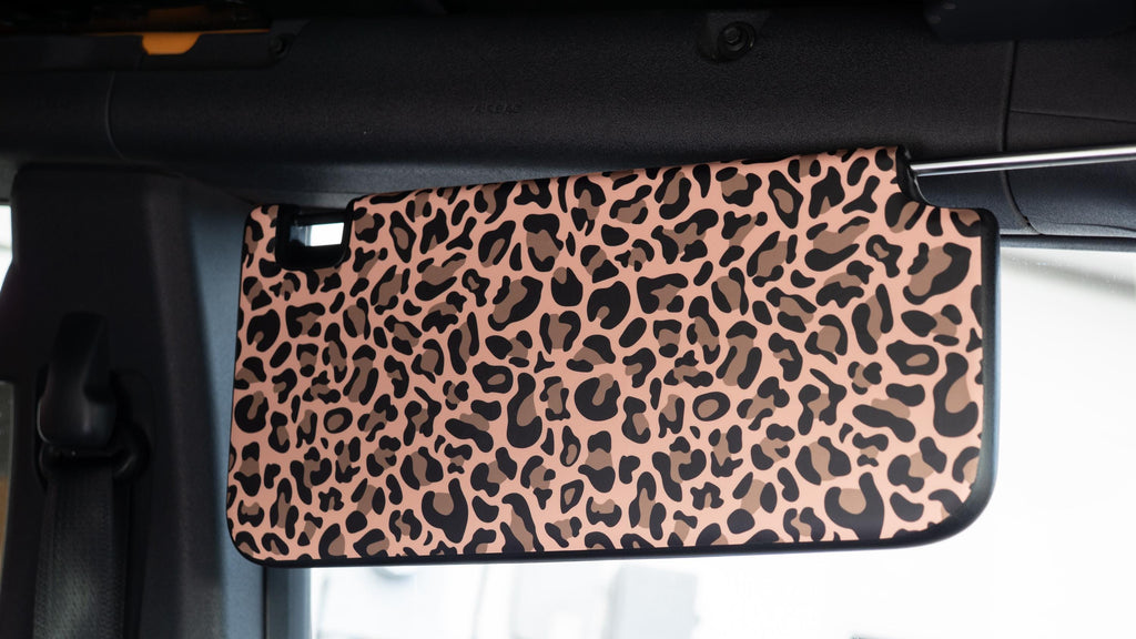 Bronco Visor Wrap - Leopard Print - Overlay Accent Wrap Decal - 2021+ Ford Bronco