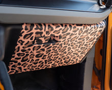 Load image into Gallery viewer, Bronco Leopard Glove Box Wrap 2021–2025 | Leopard Print Full Vinyl Overlay Interior Trim Cover | Scratch Protection | 2021+ Ford Bronco