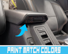 Load image into Gallery viewer, Bronco Center Console Latch - Topography Pattern - Accent Wrap Decal - 2021+ Ford Bronco
