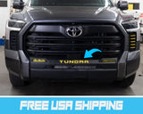 Tundra Front Bumper Letter Decals Vinyl Set for 2022+ Toyota Tundra
