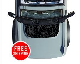 Bronco Topographic Hood Cowl For Ford Bronco 2021+