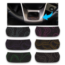 Load image into Gallery viewer, Bronco Lower Steering Wheel Insert Wrap Kit - Topography Series - 2021+ Ford Bronco